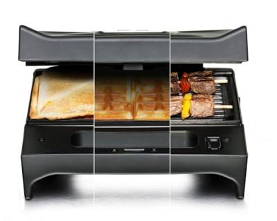 ROMMELSBACHER Appareil &agrave; croque et grill 3 en 1 multifonction  SWG 700 
