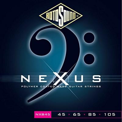 ROTOSOUND  Nxb45 - Jeu De Cordes Basse Nexus Coated Type 52 - 45-105