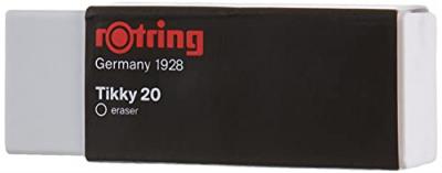 ROTRING  Gomme Tikky 20 Efface Tous Les Traits de Plomb et de Couleur sans R&eacute;sidus (S0195831)