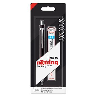 SHARPIE Rotring Porte-Mine Tikky 0,7 + Bo&icirc;te De Mines + Gomme