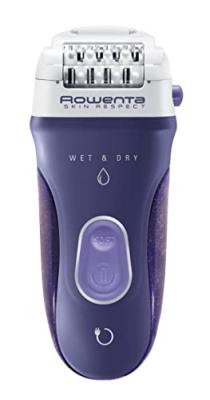 ROWENTA  Ep8050 Skin respect Wet & Dry &Eacute;pilateur &eacute;lectrique pour femme, avec 5 accessoires et technologie qui respecte la peau Avec 5 accessoires 