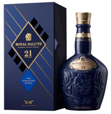 ROYAL SALUTE Chivas Regal 21 Years  70cl Whisky + Coffret cadeau