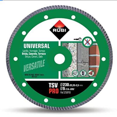 RUBI &nbsp;&ndash;&nbsp;Disque de diamant g&eacute;n&eacute;ral, pi&egrave;ce Turbo, 25918