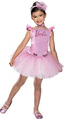 RUBIE S FRANCE D&eacute;guisement Luxe Barbie Ballerine paillettes taille S 3-4 ans