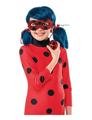 MIRACULOUS LADYBUG Miraculous kit blister loup paillet&eacute; + yoyo + boucles d'oreilles ladybug