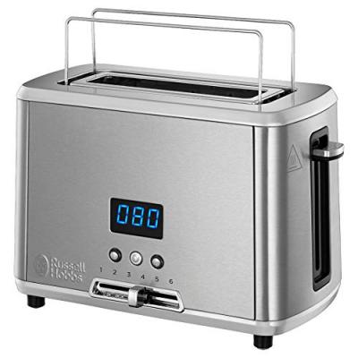 RUSSELL HOBBS Russel Hobbs 24200-56 - Toaster Compact Home - Inox Brosse - 1550w 