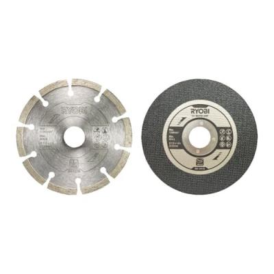 RYOBI  1 disque diamant et 5 disques &agrave; tron&ccedil;onner 115 mm - RAK6AGD115
