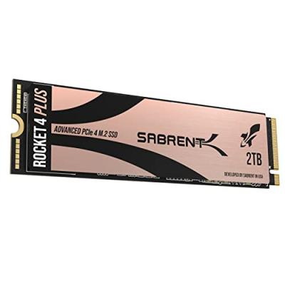 SABRENT SSD Interne Rocket 4 Plus SB-RKT4P-2TB 2To M.2 7100Mo/s PCIe 4.0 Plus Dore