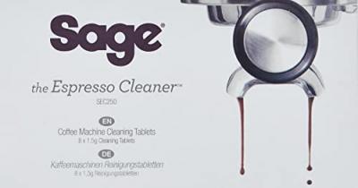 SAGE Tablette d&eacute;graissante the Espresso Cleaner 8 pastilles nettoyantes