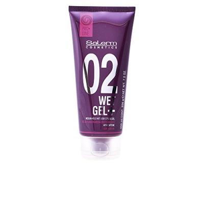 SALERM  Wet Gel+ Gel coiffant pour effet mouill&eacute; &agrave; tenue moyenne 200ml