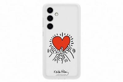 SAMSUNG Coque &agrave; fond d'&eacute;cran dynamique pour  Galaxy S24+ Gris Clair