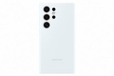 SAMSUNG Coque Silicone Gris Clair pour  G S24 ULTRA  - Neuf