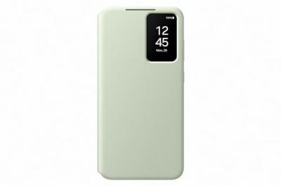 SAMSUNG  &Eacute;tui Smart View Vert avec porte-carte - Galaxy S24+