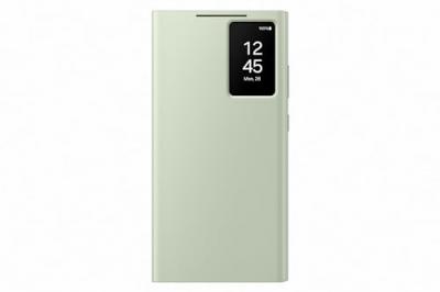SAMSUNG  &Eacute;tui Smart View Vert avec porte-carte - Galaxy S24 Ultra
