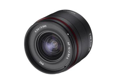 SAMYANG Objectif &agrave; Focale fixe ultra grand-angle  AF 12 mm F2 RF-S Noir pour Canon APS-C Monture RF 