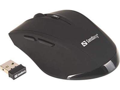 SANDBERG Pro - Souris - 5 boutons - sans fil - 2.4 GHz - r&eacute;cepteur sans fil USB