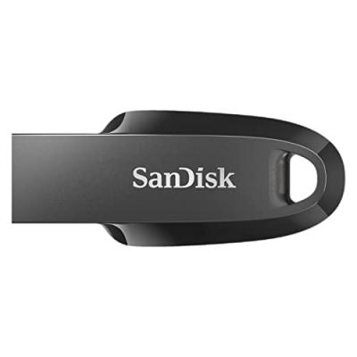SANDISK  Cl&eacute; USB 3.2 Ultra Curve 64 Go jusqu'&agrave; 100 Mo/s Noir