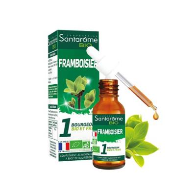 VITAFLOR Santarome Bio Framboisier Bio 30 ml - Flacon compte goutte 30 ml