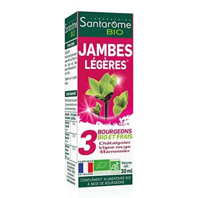 SANTAROME Complexe Jambes Legeres Bio 30 ml 