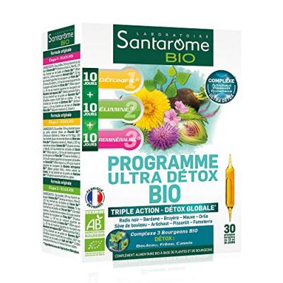 SANTAROME  Bio Programme Ultra Detox Bio 30 Ampoules