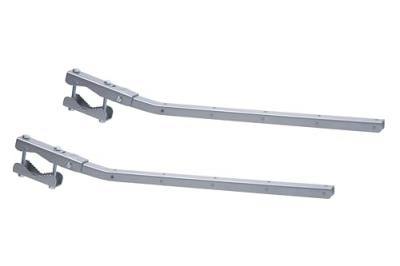 SAUVIC  89425-s&eacute;choir de balustrade adaptable et rabattable, gris
