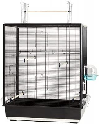 NOBBY PET Savic - Cage oiseau primo 60 k.d.open noir 80x50x115cm