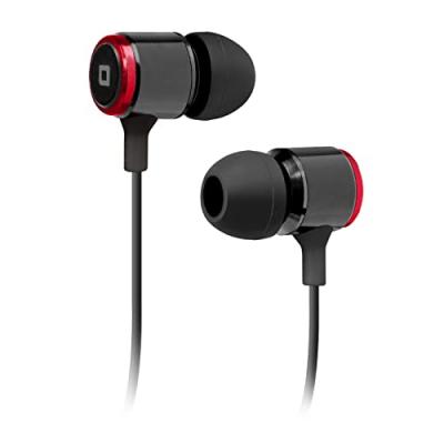 SBS  AURICULARES STUDIOMIX 15 Negro Y Rojo Jack 3,5MM BOTON DESCOLGAR
