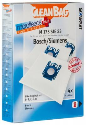 SCANPART  cleanbag m 173 sie 23 lot de 4 sacs pour aspirateur