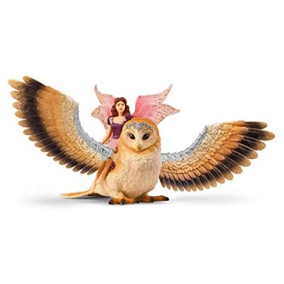 SCHLEICH  70789 - Bayala Elfe &agrave; dos de chouette scintillante V2