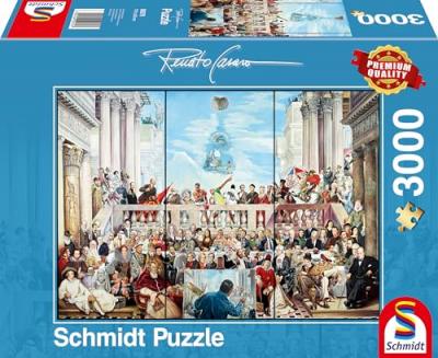 SCHMIDT SPIELE Puzzle 3000 Pi&egrave;ces : Renato Casaro : Sic Transit Gloria Mundi,