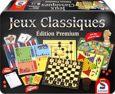 SCHMIDT SPIELE Coffret Jeux Classiques - &Eacute;dition Premium Schmidt