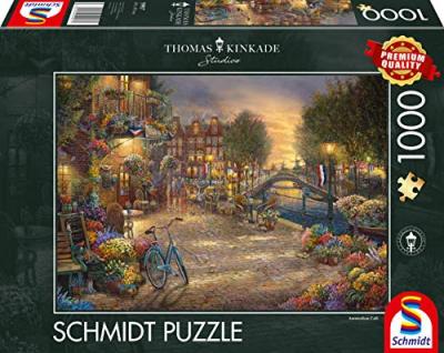 SCHMIDT SPIELE  - Amsterdam - Puzzle - 1000 pi&egrave;ces