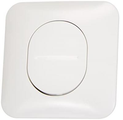 SCHNEIDER ELECTRIC Ovalis - Interrupteur va-et-vient, 10 a, connexion automatique - Blanc