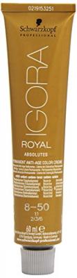 SCHWARZKOPF  Coloration Igora Royal Absolutes - Teinte 8-50