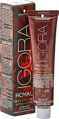 SCHWARZKOPF Igora Opulescence 60 Ml ( Par Couleur ) 7-48 Blond Moyen Beige Rouge