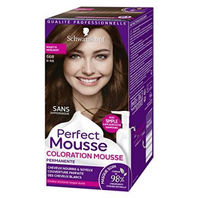 SCHWARZKOPF Coloration Permanente 668 Noisette  - La Boite De 92,5ml