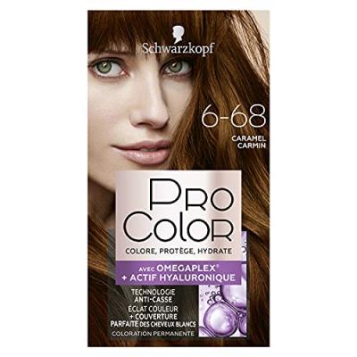 SCHWARZKOPF Coloration Permanente Caramel Carmin 6.68  - La Boite De 166,80 Ml