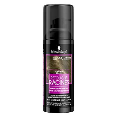 SCHWARZKOPF  Spray Retouche Racines Imm&eacute;diat - Ch&acirc;tain - 120 ml