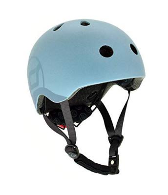SCOOT AND RIDE Scoot & Ride SR-Casque S-Beige v&eacute;lo Mixte, Cendre, 51 BIS 55cm