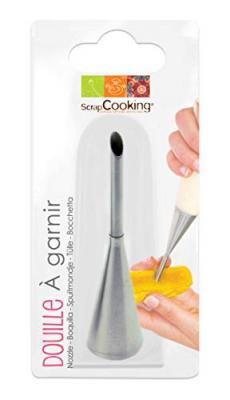SCRAPCOOKING  1801 Douille &agrave; garnir Inox Argent 14 x 10,8 x 2 cm