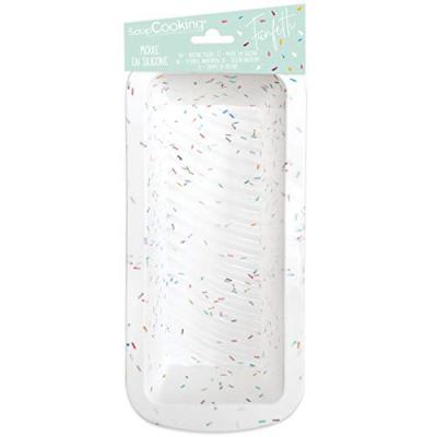 SCRAPCOOKING Moule &agrave; Cake 23 Cm Silicone Funfetti, 
