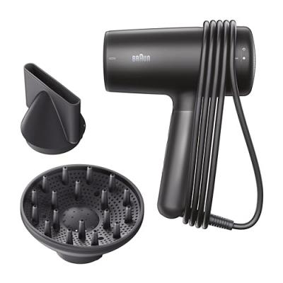 BRAUN S&egrave;che-cheveux  hd425e noir 2100 w 