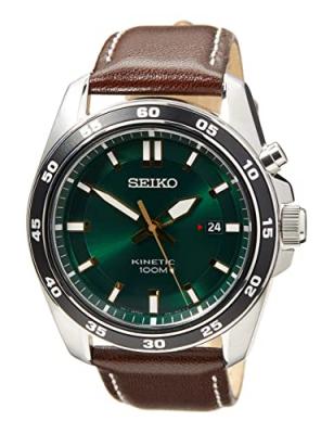 SEIKO  Hommes Montres bracelet, Vert, Taille Unique
