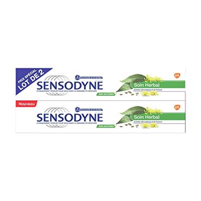 SENSODYNE  Dentifrice Soin Herbal Lot de 2 x 75 ml - Lot 2 x 75 ml