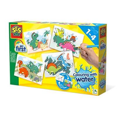 SES CREATIVE  - Colouring with Water - Dinos - (S14465)