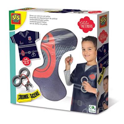 SES CREATIVE Ses Petits Pretenders Police Costume With Accessories Multicolore