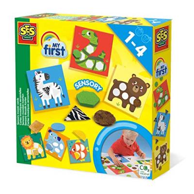 SES Creative&reg; Jeu de bricolage cartes sensorielles mosa&iuml;ques My first