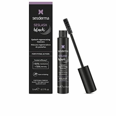 SESDERMA  Seslash Black Mascara r&eacute;g&eacute;n&eacute;rant pour les cils 5 ml