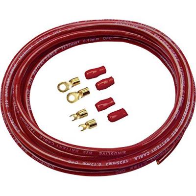 Set c&acirc;ble de batterie BK-25P Sinuslive BK-25P - rouge