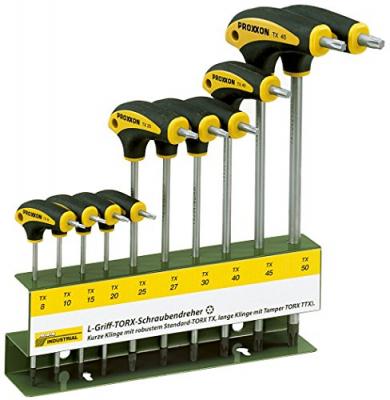PROXXON Tournevis L-poign&eacute;e Lixe 10 pcs., tx / ttx avec support